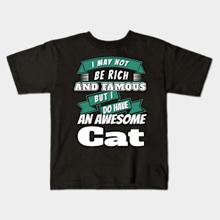 Proud Cat Lovers Funny Gift Kids T-Shirt